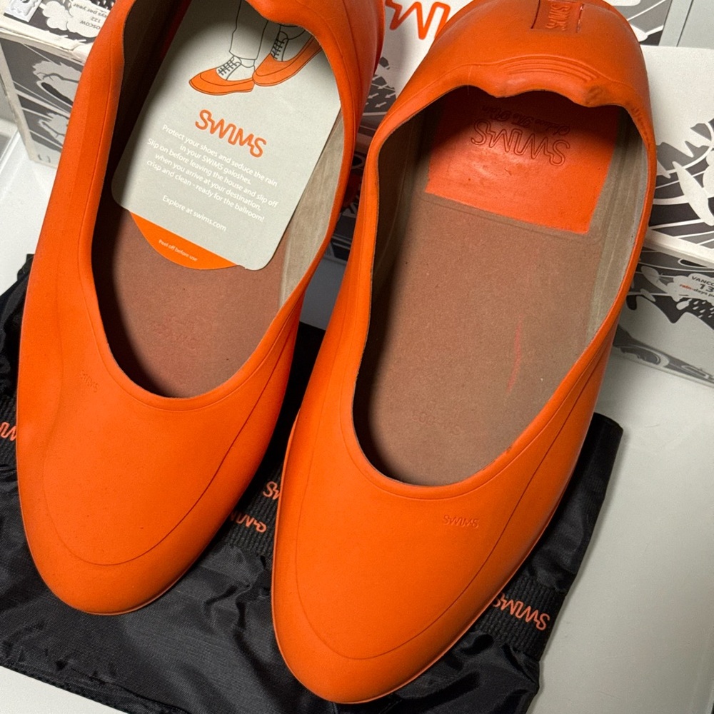 SWIMS Orange Galoshes